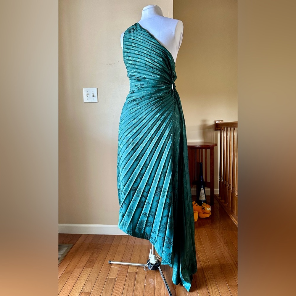 NWT, NY & Co, Asymmetric, One-Shoulder 1970’s Style Cocktail Dress w/Cutout.